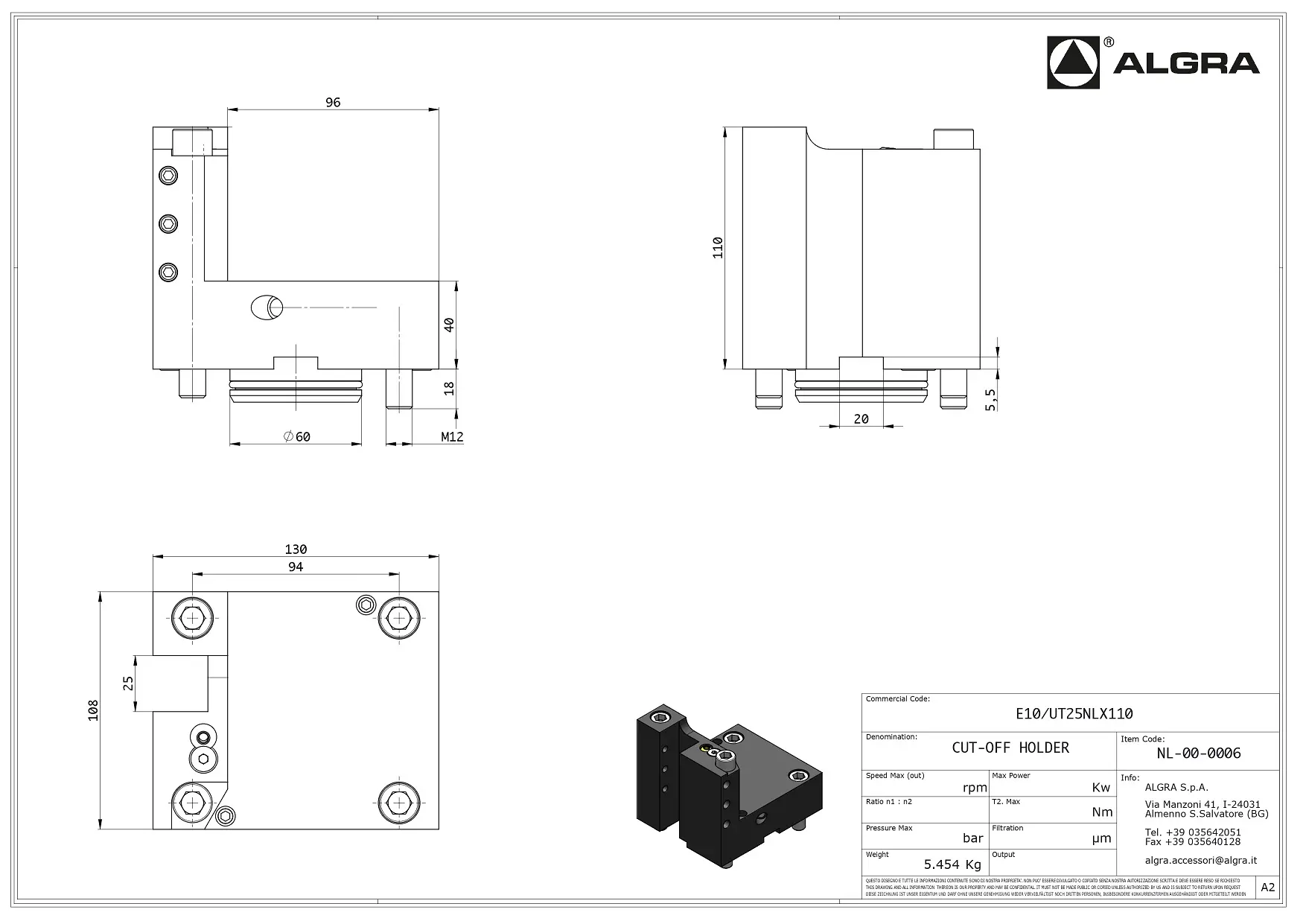 Produktfoto 1 von E10/UT25NLX110