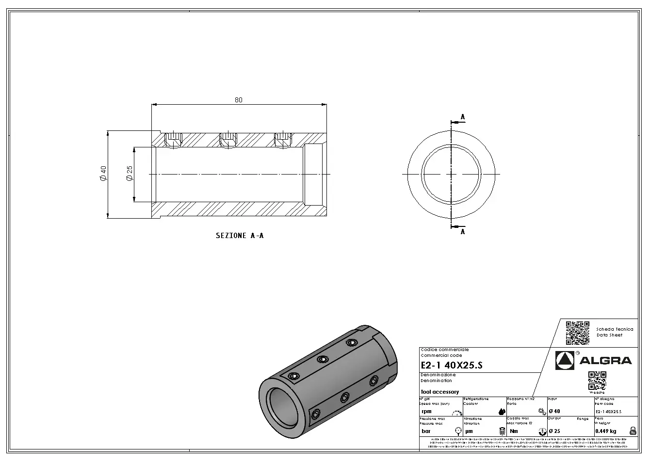 Produktfoto 1 von E2-1 40X25.S