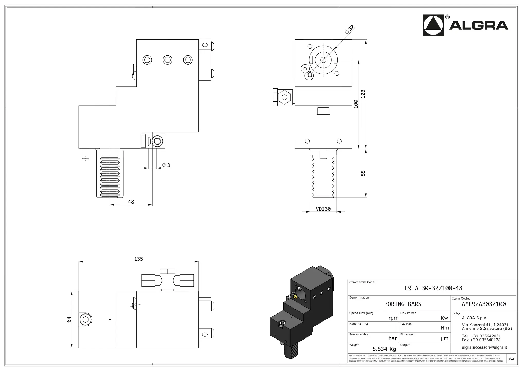 Produktfoto 1 von E9 A 30-32/100-48