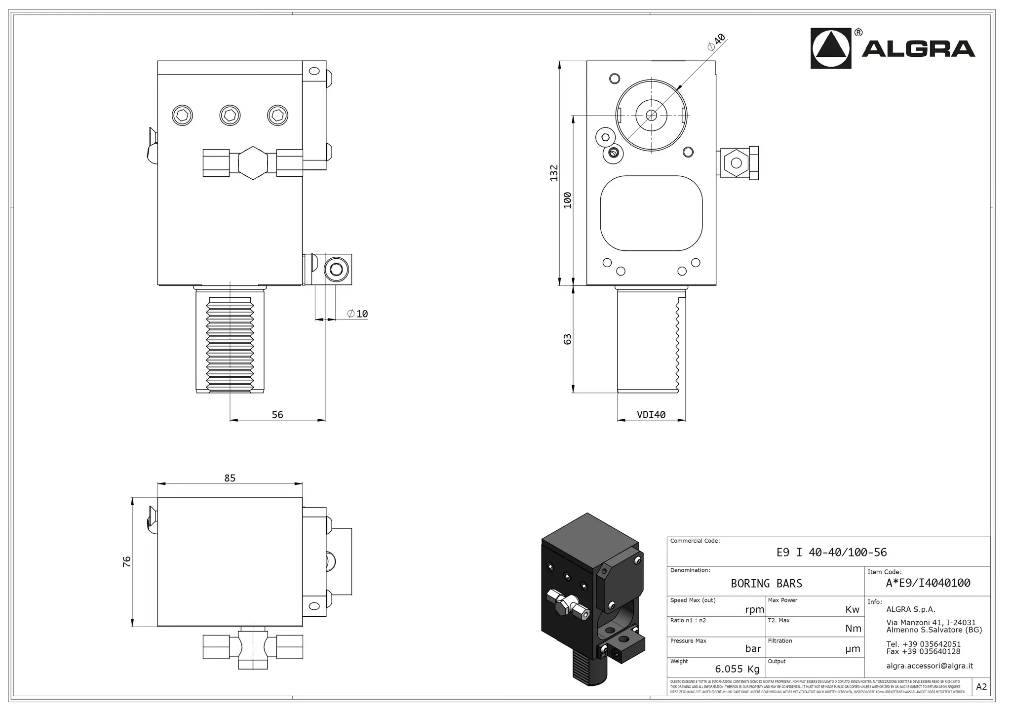 Produktfoto 1 von E9 I 40-40/100-56