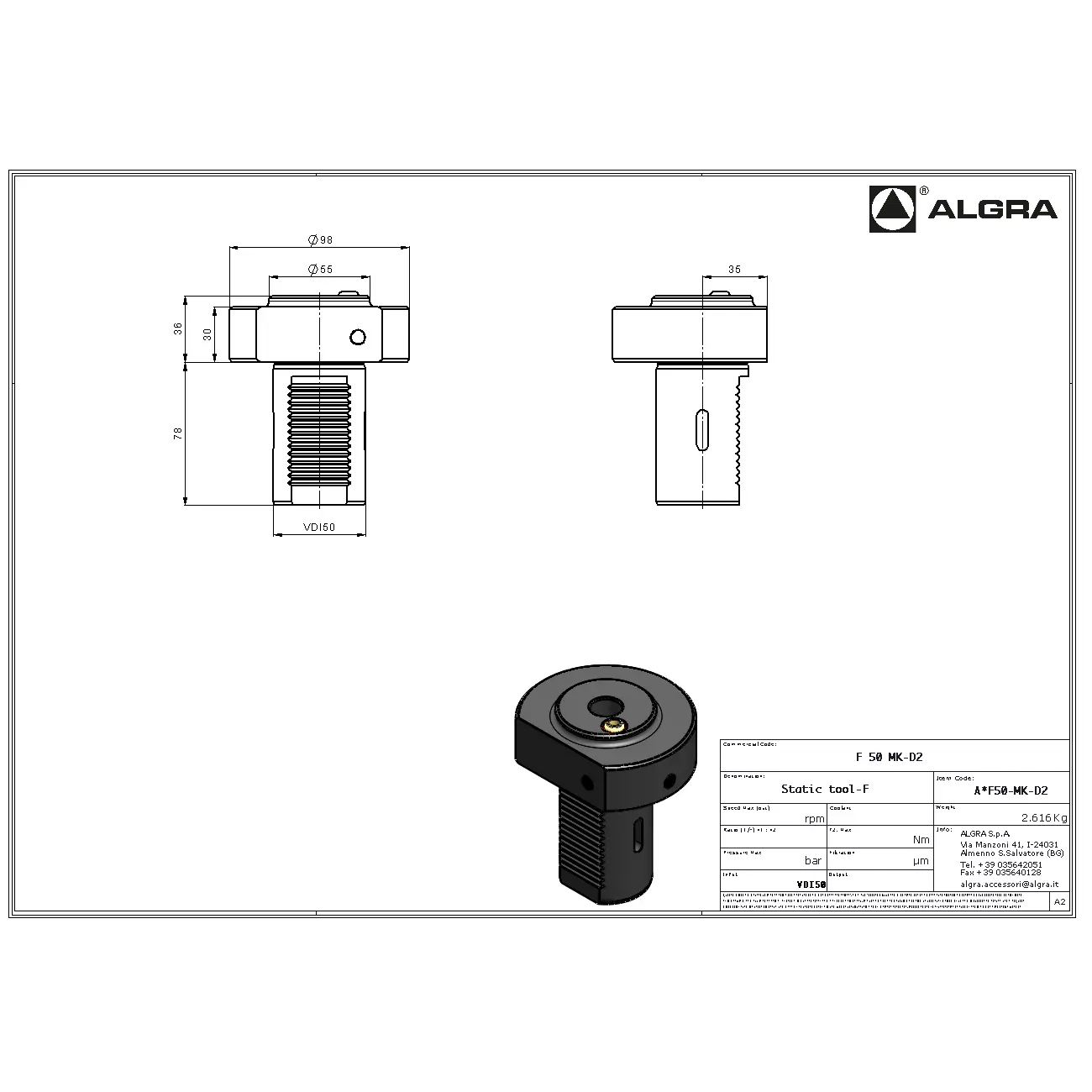 Produktfoto 1 von F 50 MK-D2