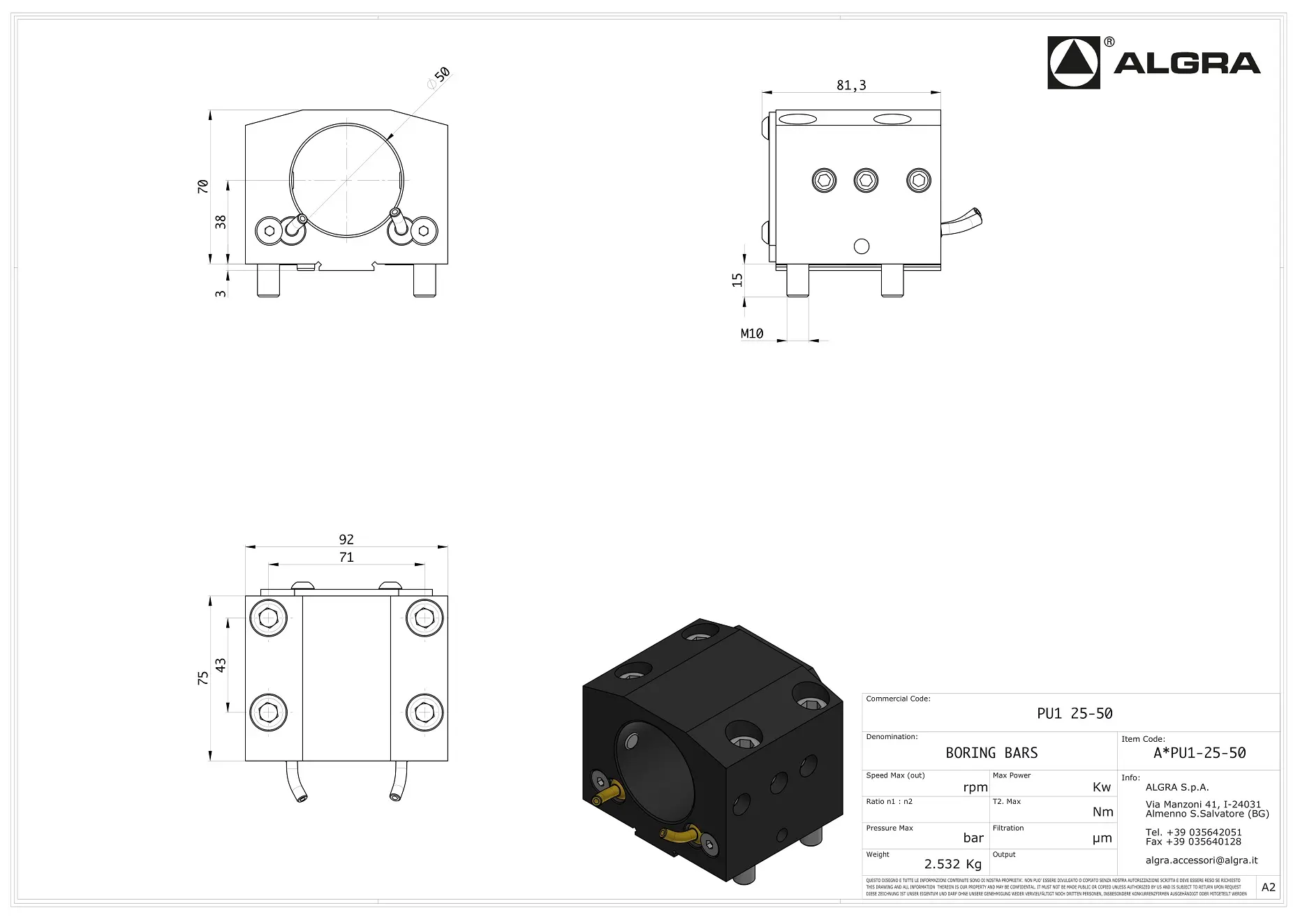 Produktfoto 1 von PU1 25-50