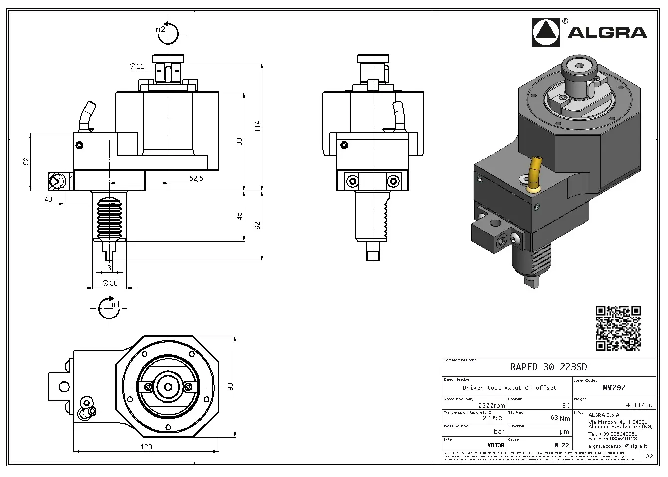 Produktfoto 1 von RAPFD 30 223SD