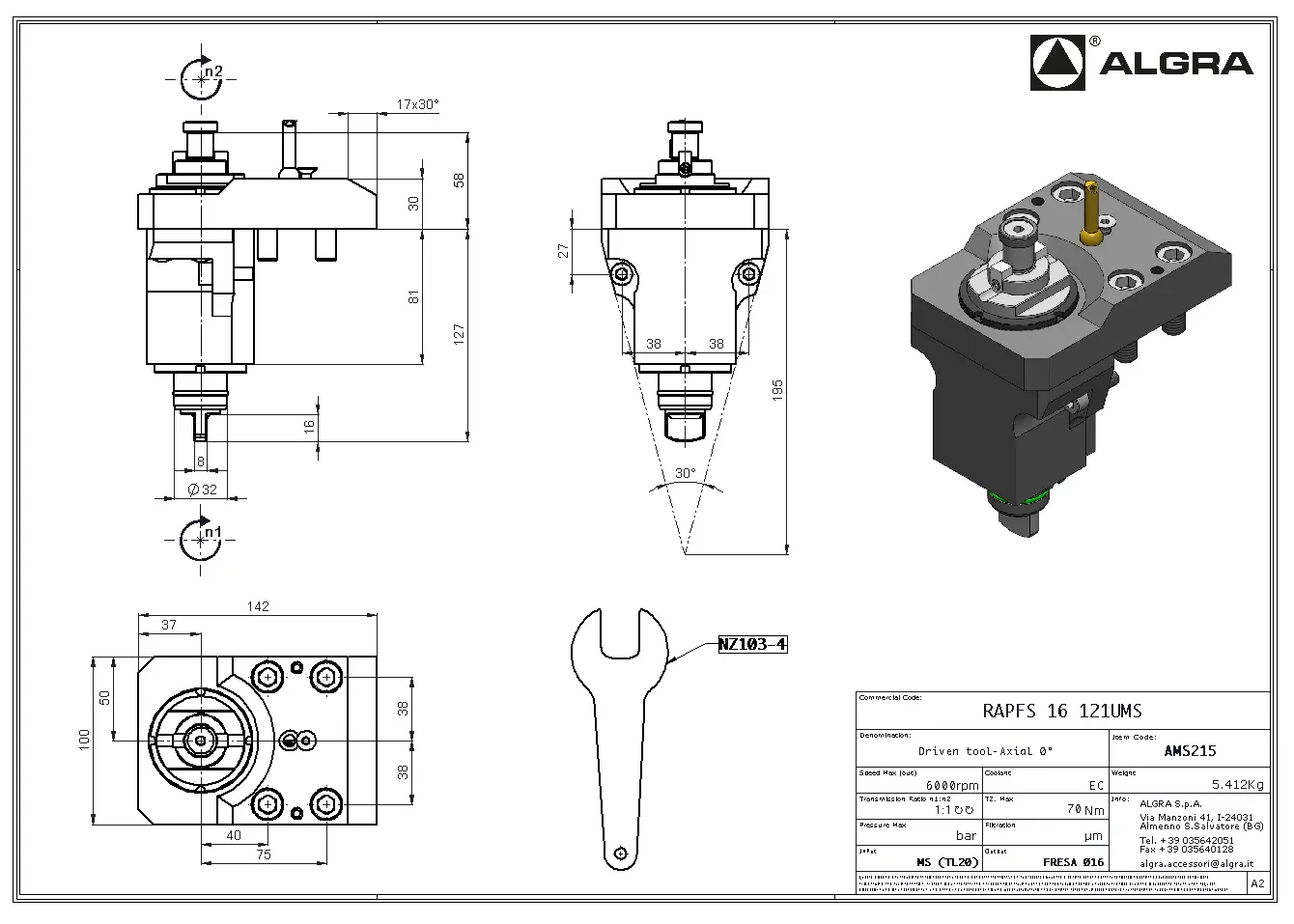 Produktfoto 1 von RAPFS 16 121UMS