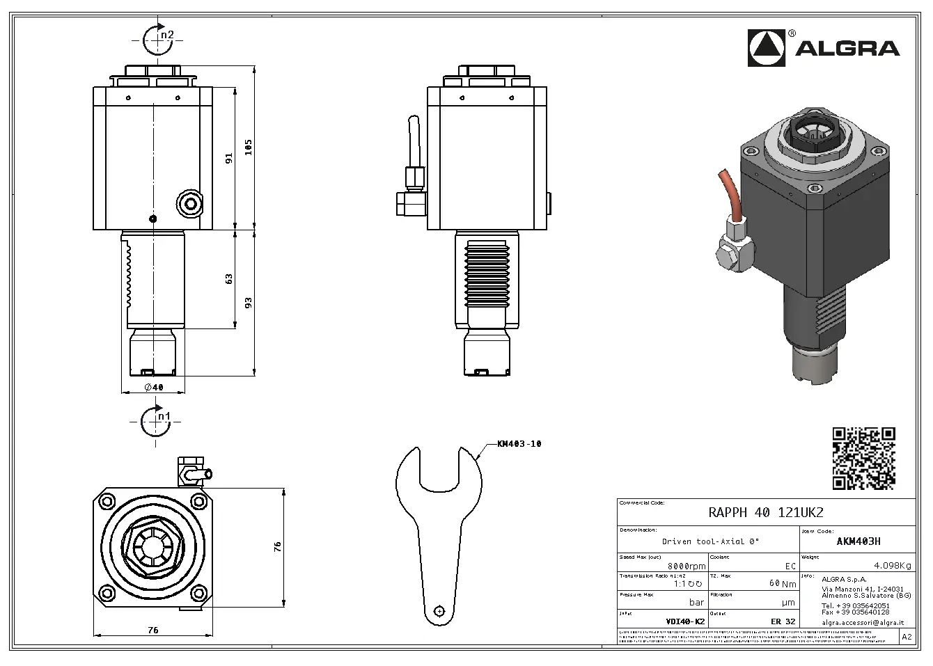 Produktfoto 1 von RAPPH 40 121UK2