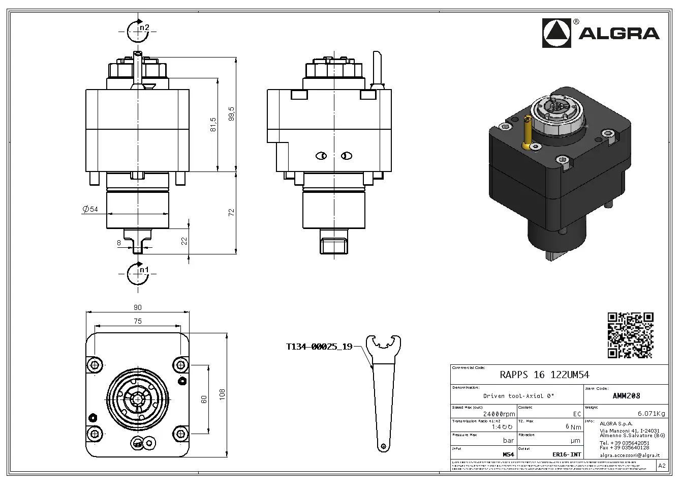 Produktfoto 1 von RAPPS 16 122UM54