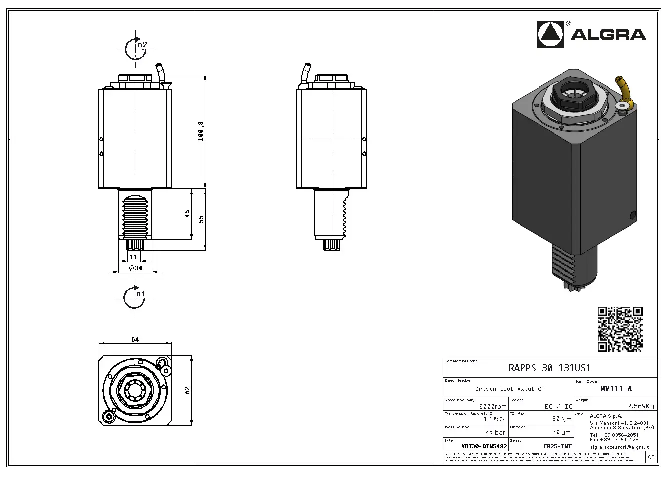 Produktfoto 1 von RAPPS 30 131US1
