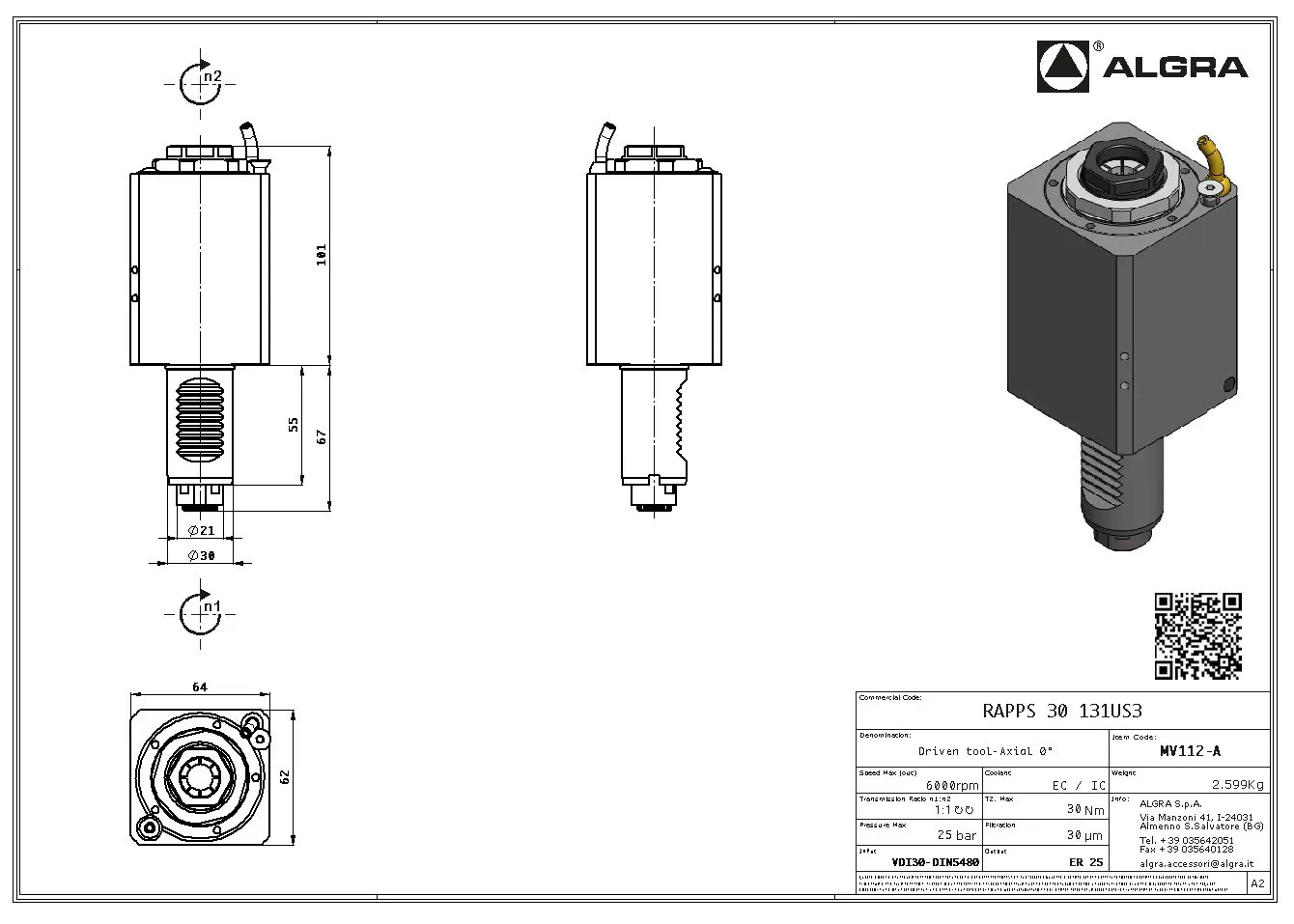 Produktfoto 1 von RAPPS 30 131US3