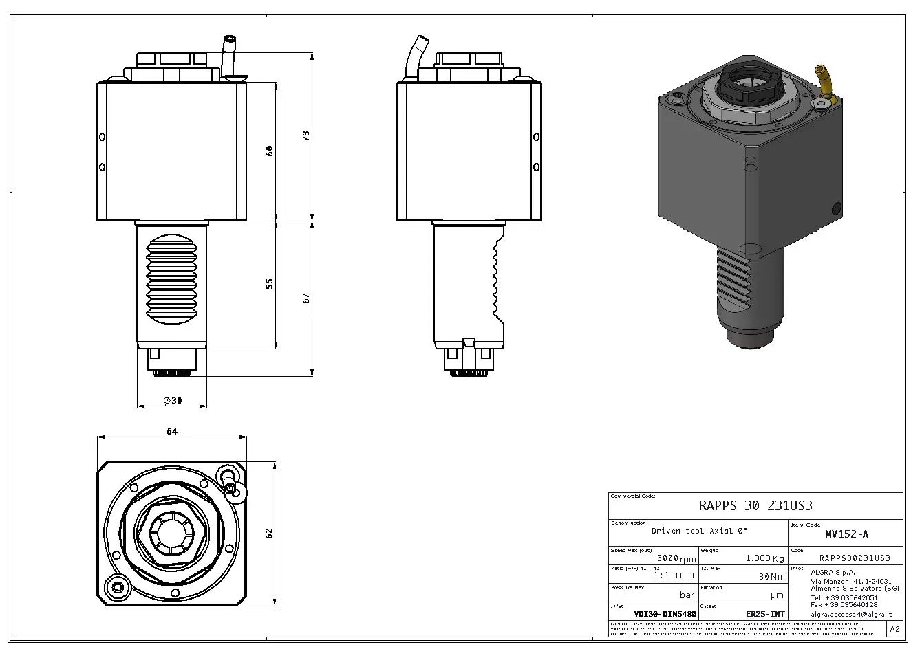 Produktfoto 1 von RAPPS 30 231US3