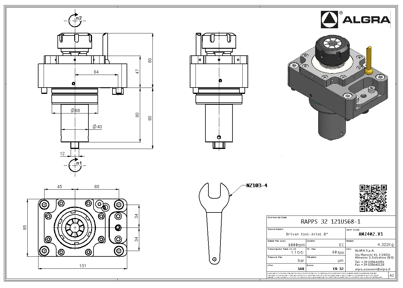 Produktfoto 1 von RAPPS 32 121US68-1