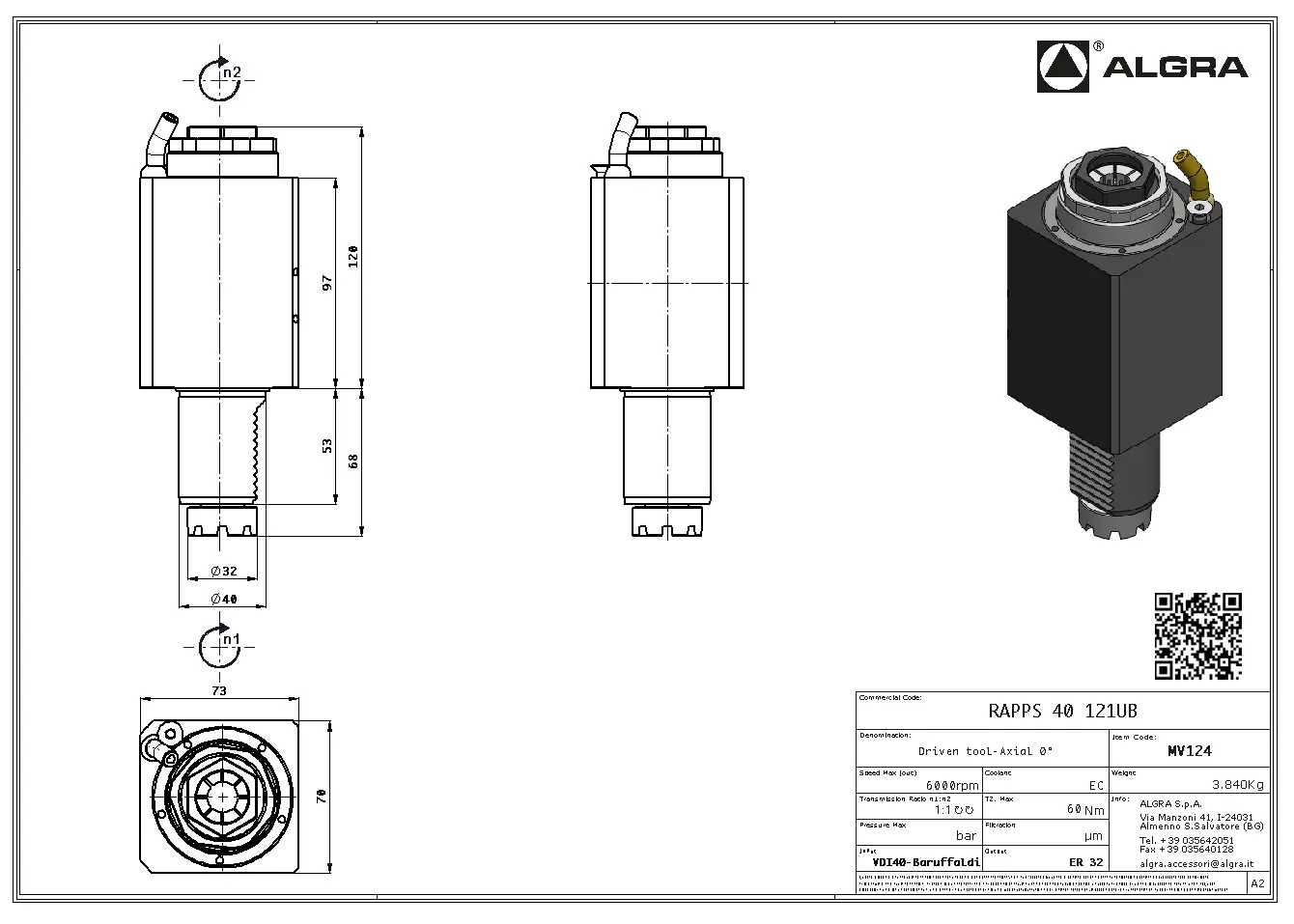 Produktfoto 1 von RAPPS 40 121UB