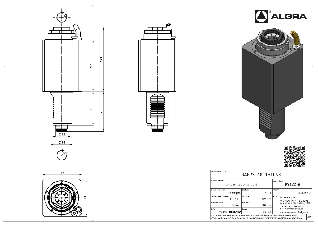 Produktfoto 1 von RAPPS 40 131US3