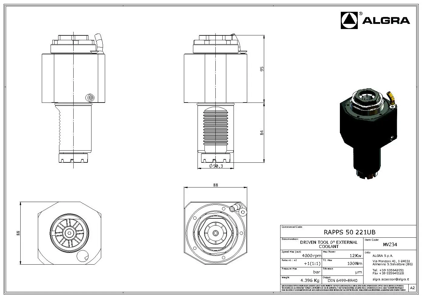 Produktfoto 1 von RAPPS 50 221UB