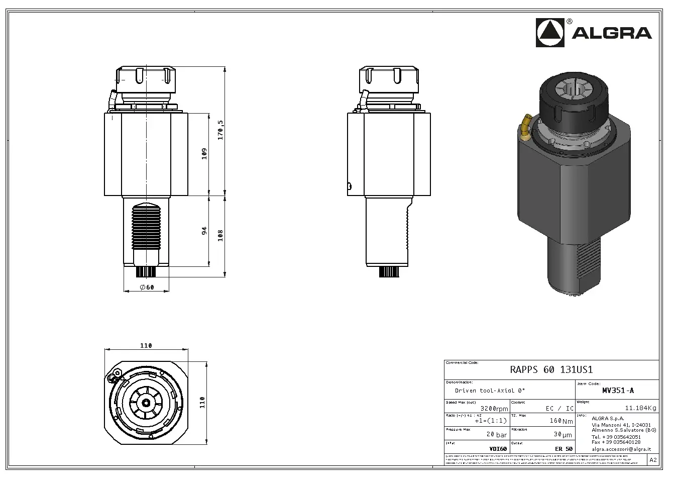 Produktfoto 1 von RAPPS 60 131US1