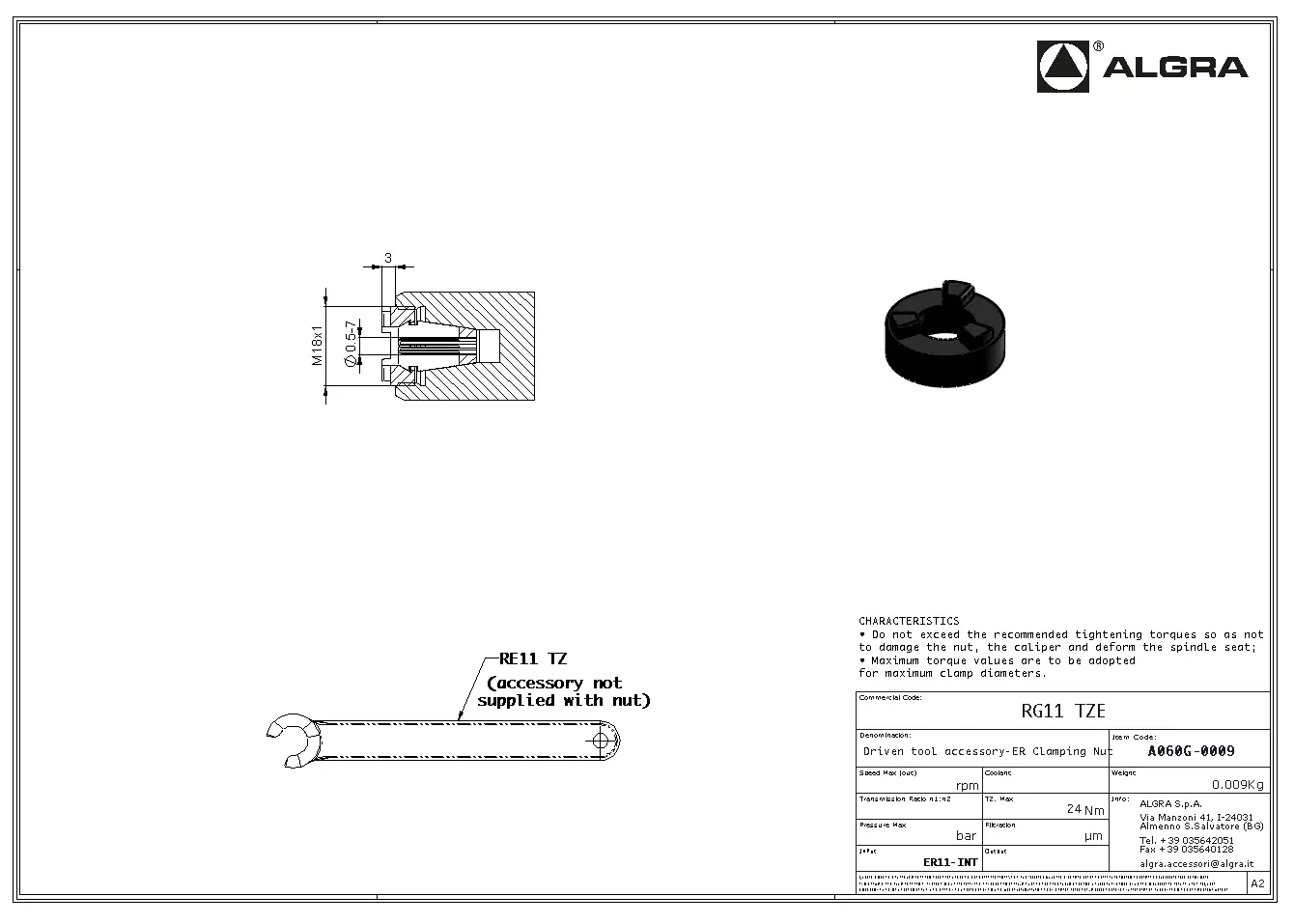 Produktfoto 1 von RG11 TZE