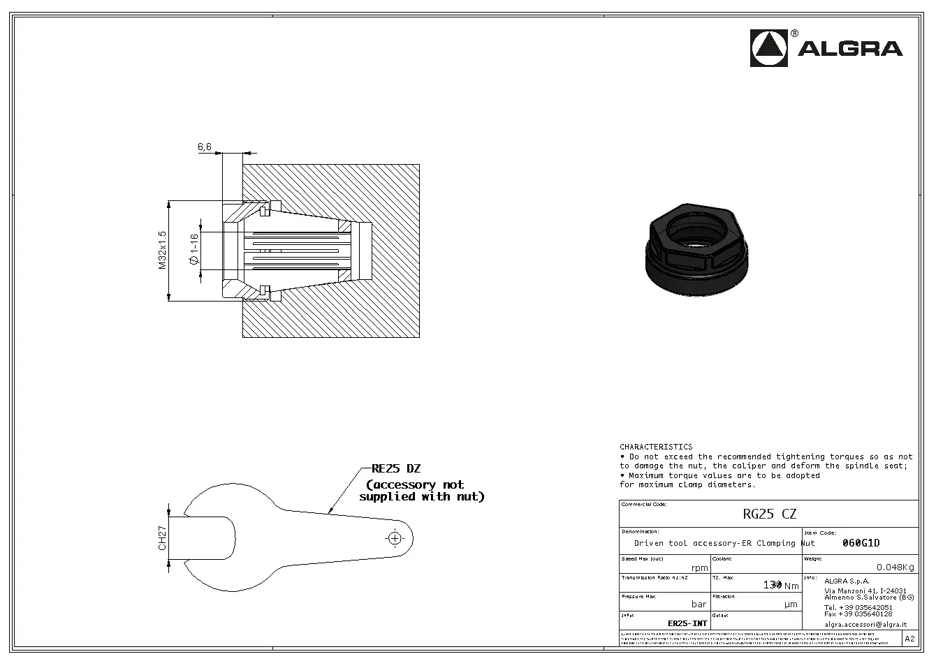 Produktfoto 1 von RG25 CZ