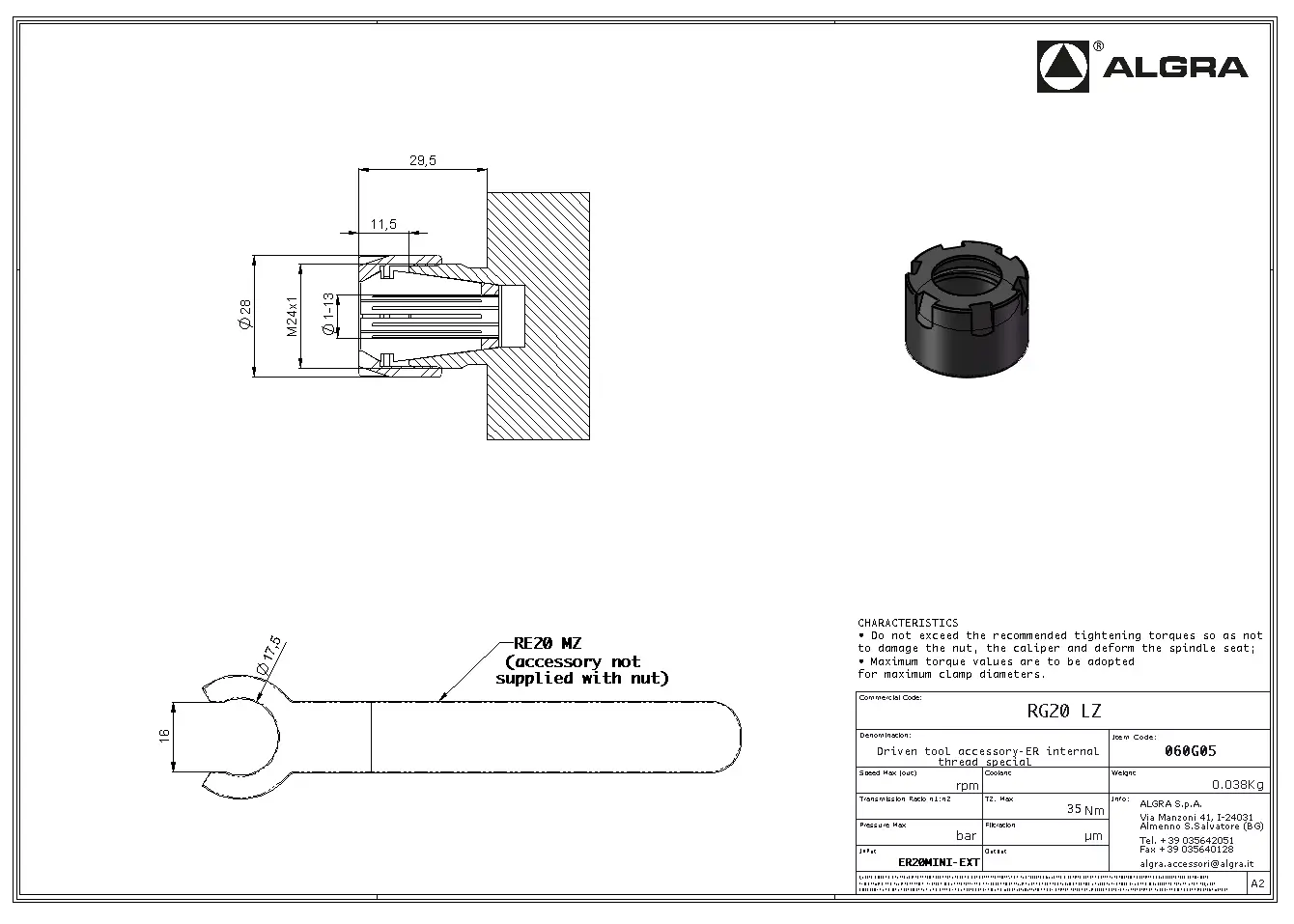 Produktfoto 1 von RG20 LZ