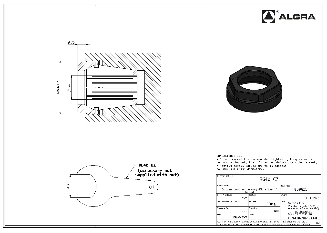 Produktfoto 1 von RG40 CZ