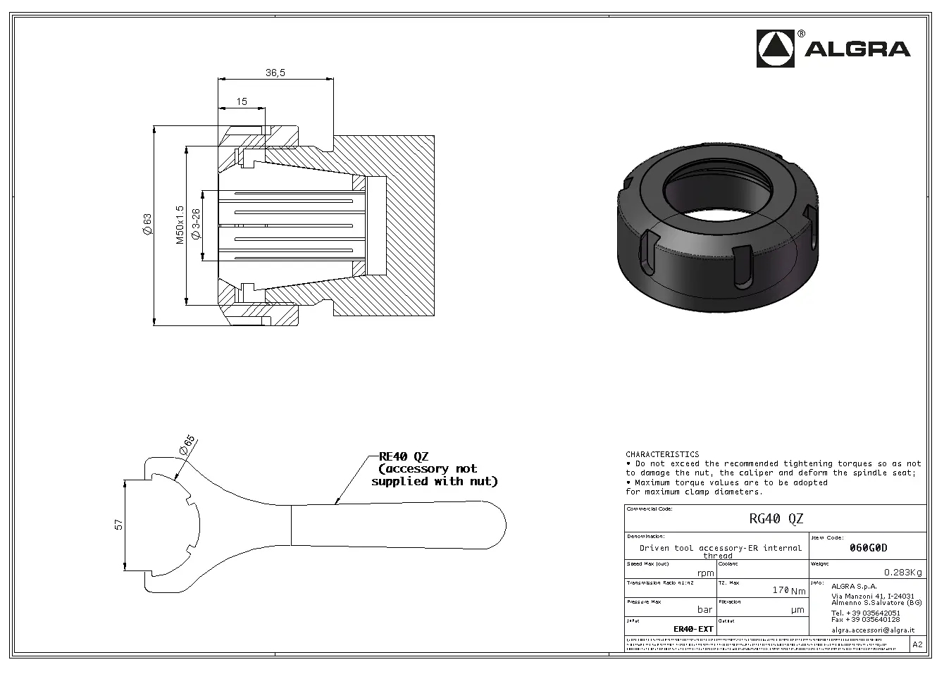Produktfoto 1 von RG40 QZ