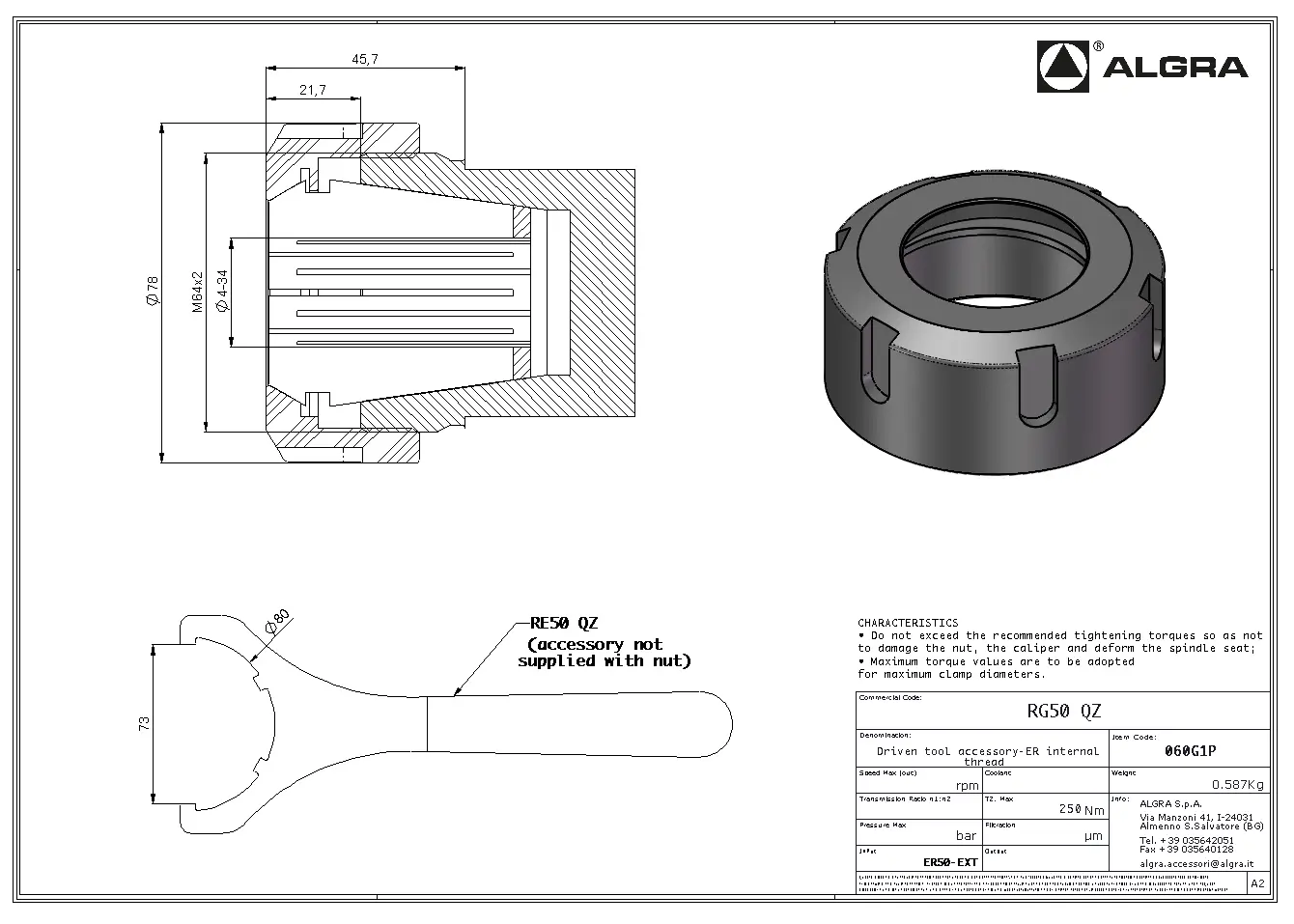 Produktfoto 1 von RG50 QZ