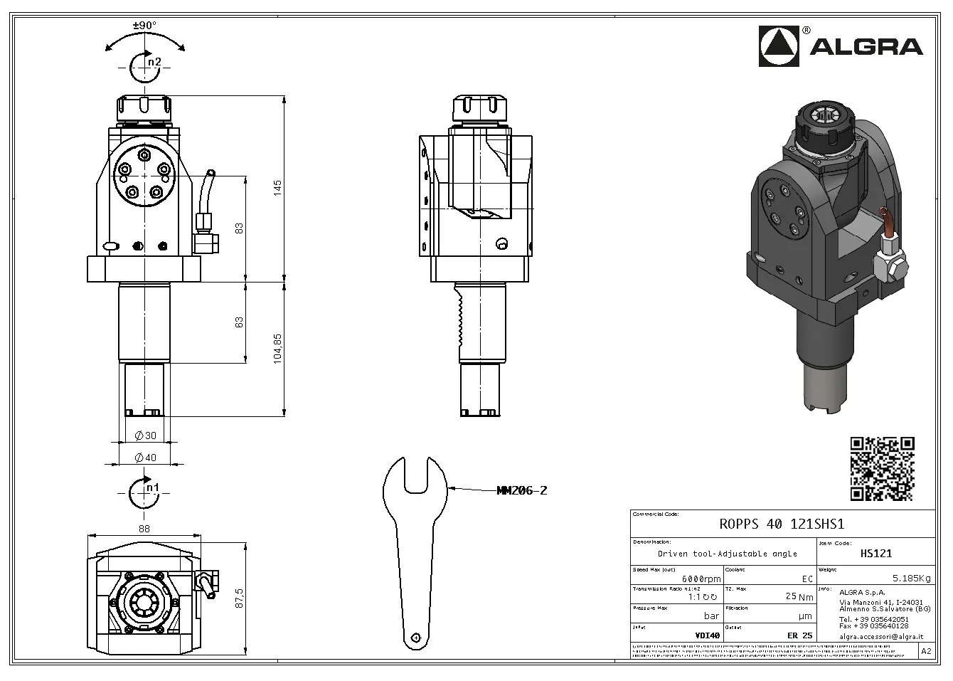 Produktfoto 1 von ROPPS 40 121SHS1