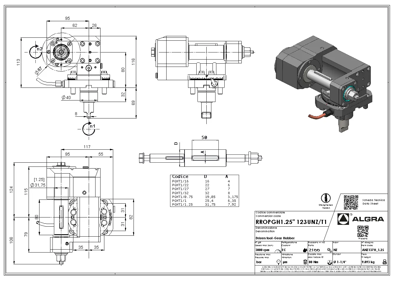 Produktfoto 1 von RROPGH1" 123UNZ/T1