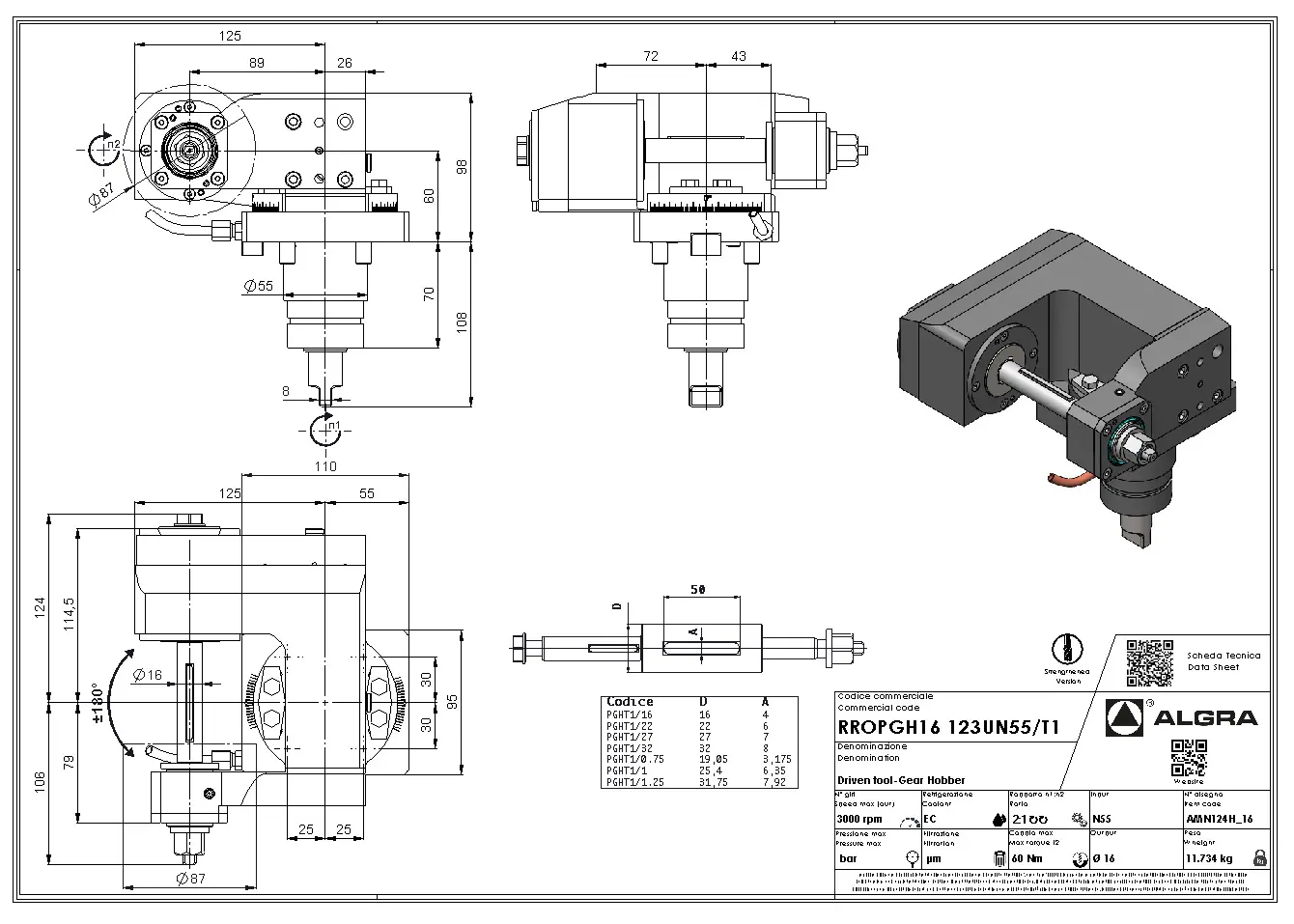 Produktfoto 1 von RROPGH16 123UN55/T1