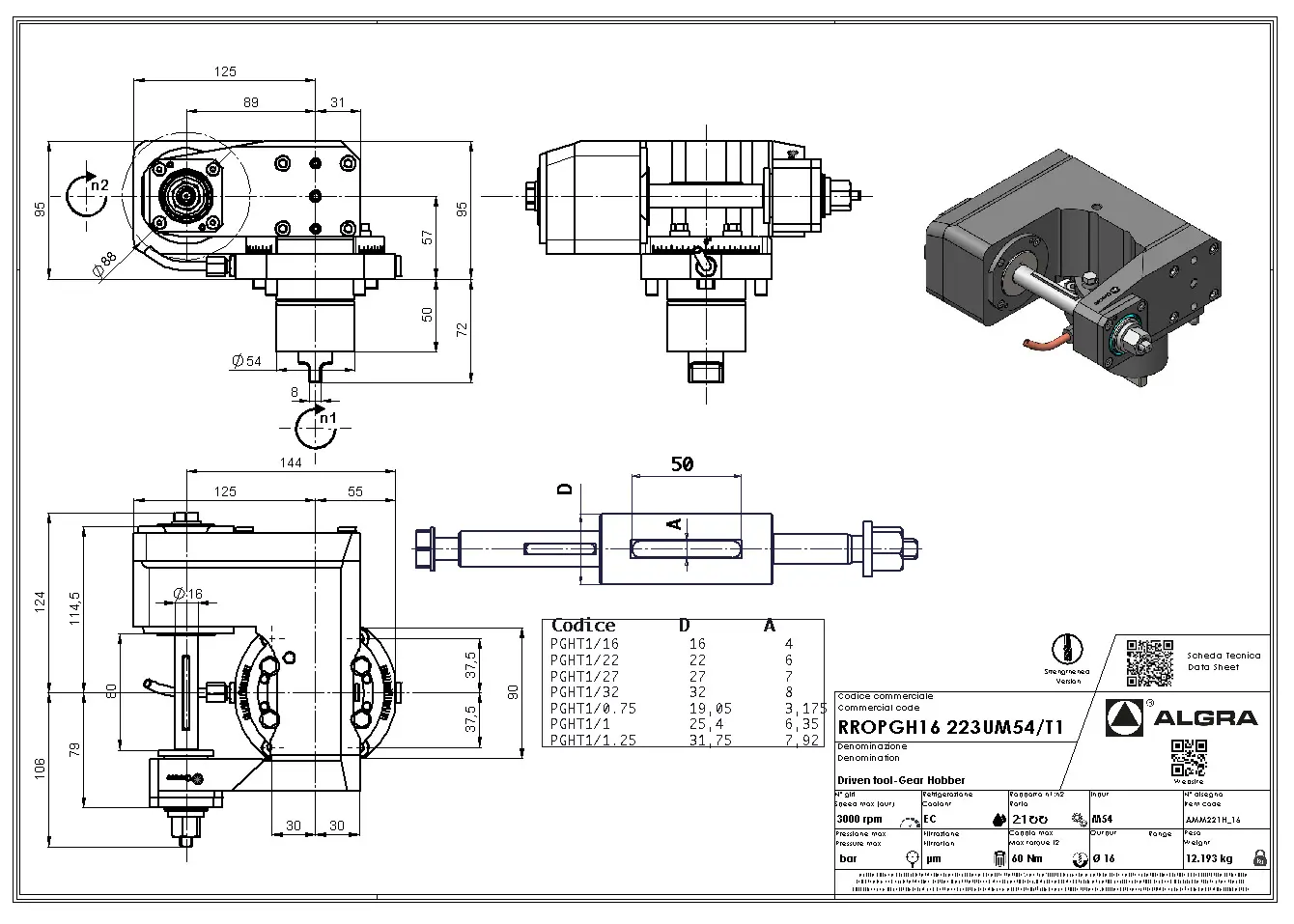 Produktfoto 1 von RROPGH16 223UM54/T1