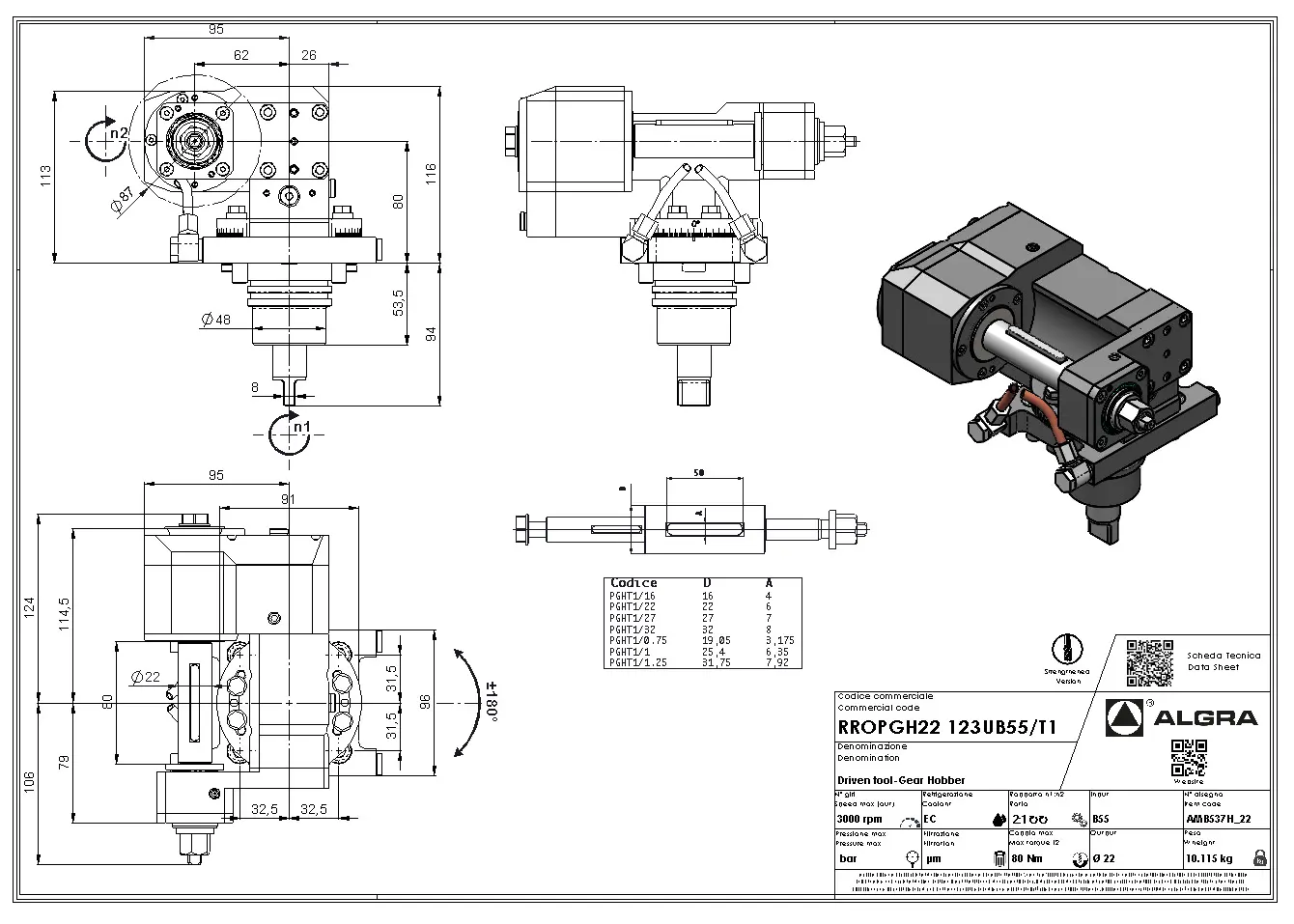 Produktfoto 1 von RROPGH22 123UB55/T1