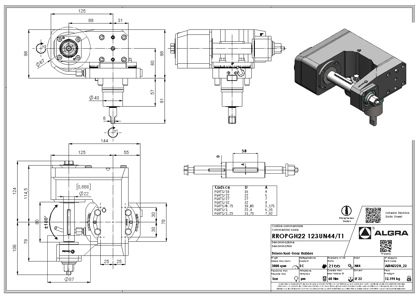 Produktfoto 1 von RROPGH22 123UN44/T1