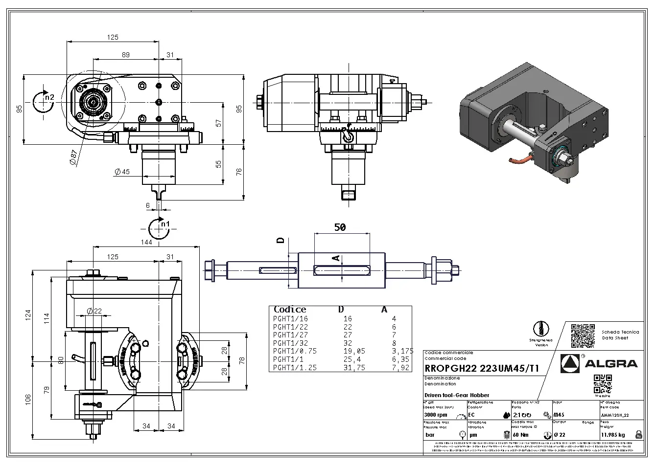 Produktfoto 1 von RROPGH22 223UM45/T1