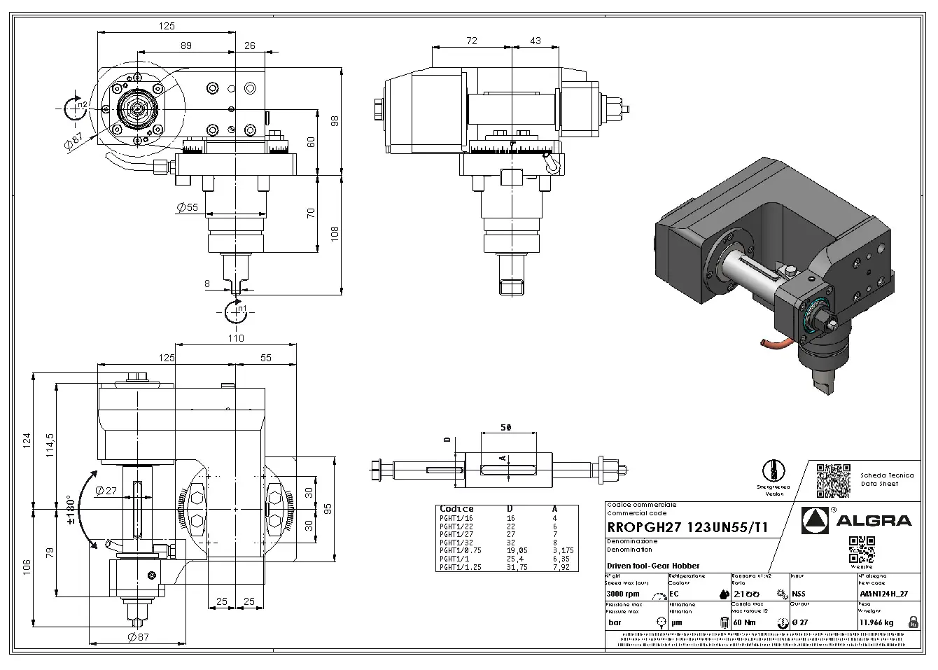 Produktfoto 1 von RROPGH27 123UN55/T1