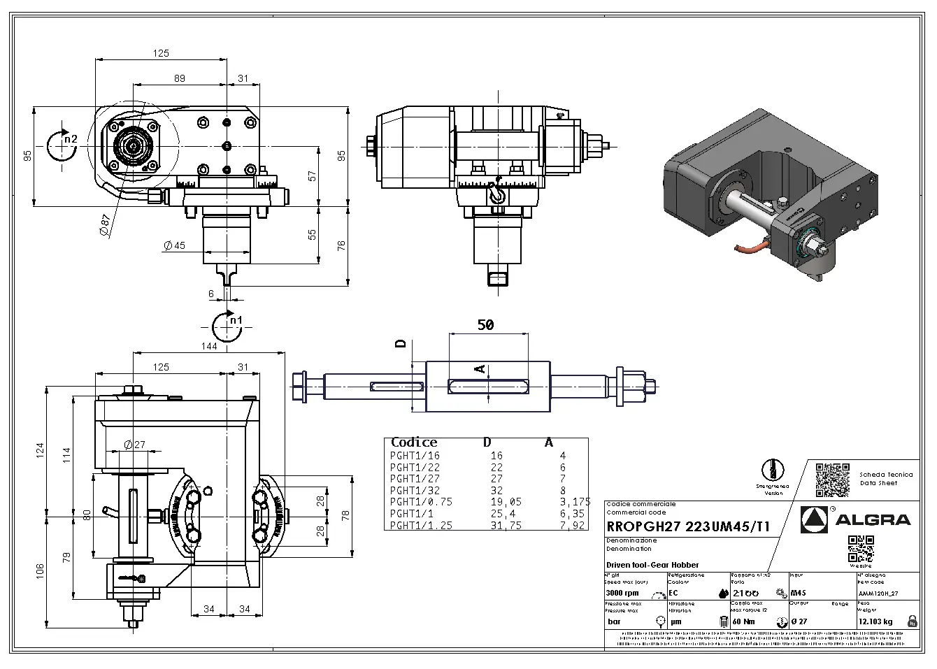 Produktfoto 1 von RROPGH27 223UM45/T1
