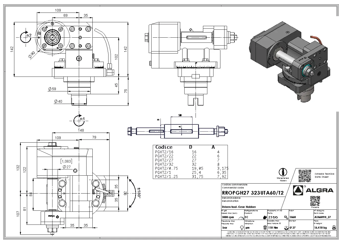 Produktfoto 1 von RROPGH27 323UTA60/T2
