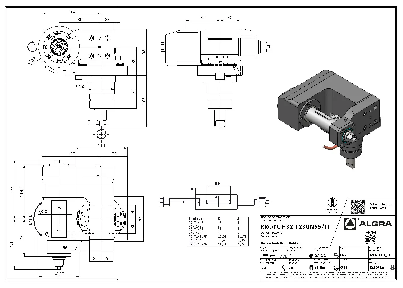 Produktfoto 1 von RROPGH32 123UN55/T1