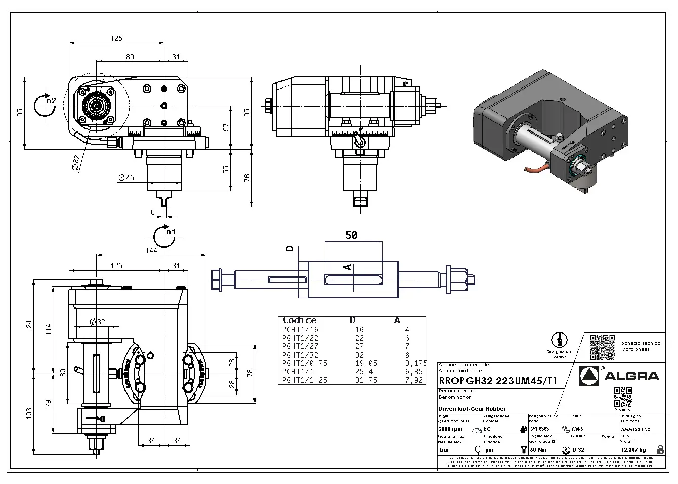 Produktfoto 1 von RROPGH32 223UM45/T1