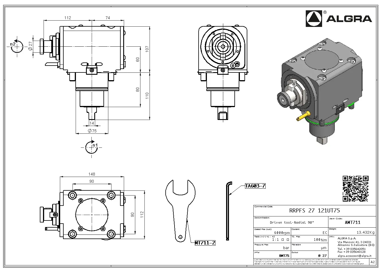 Produktfoto 1 von RRPFS 27 121UT75