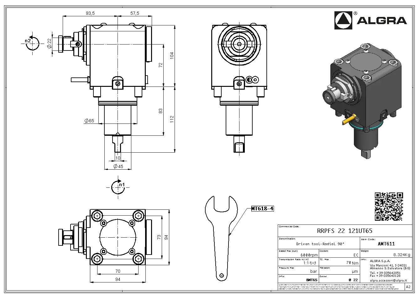 Produktfoto 1 von RRPFS 22 121UT65