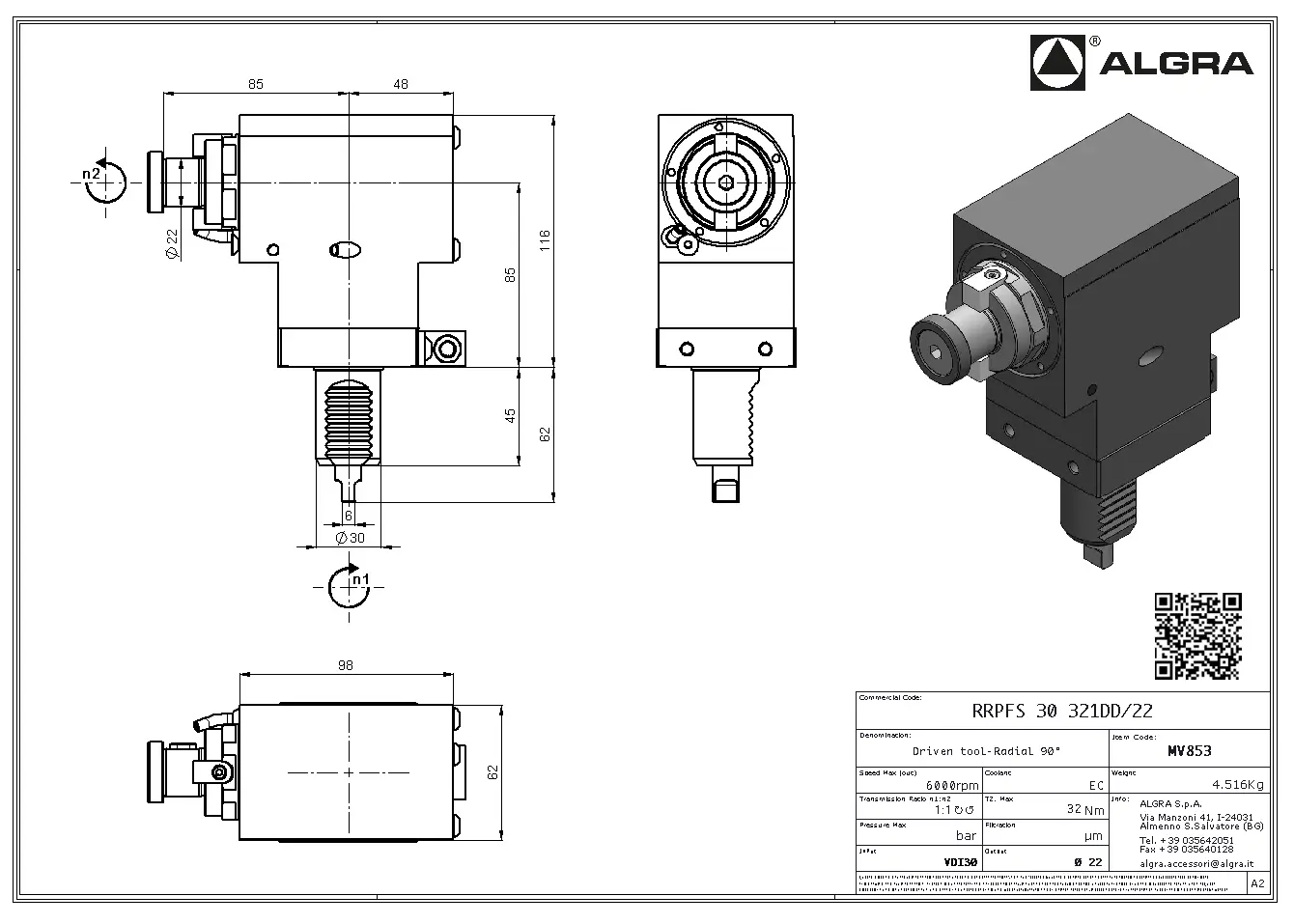 Produktfoto 1 von RRPFS 30 321DD/22