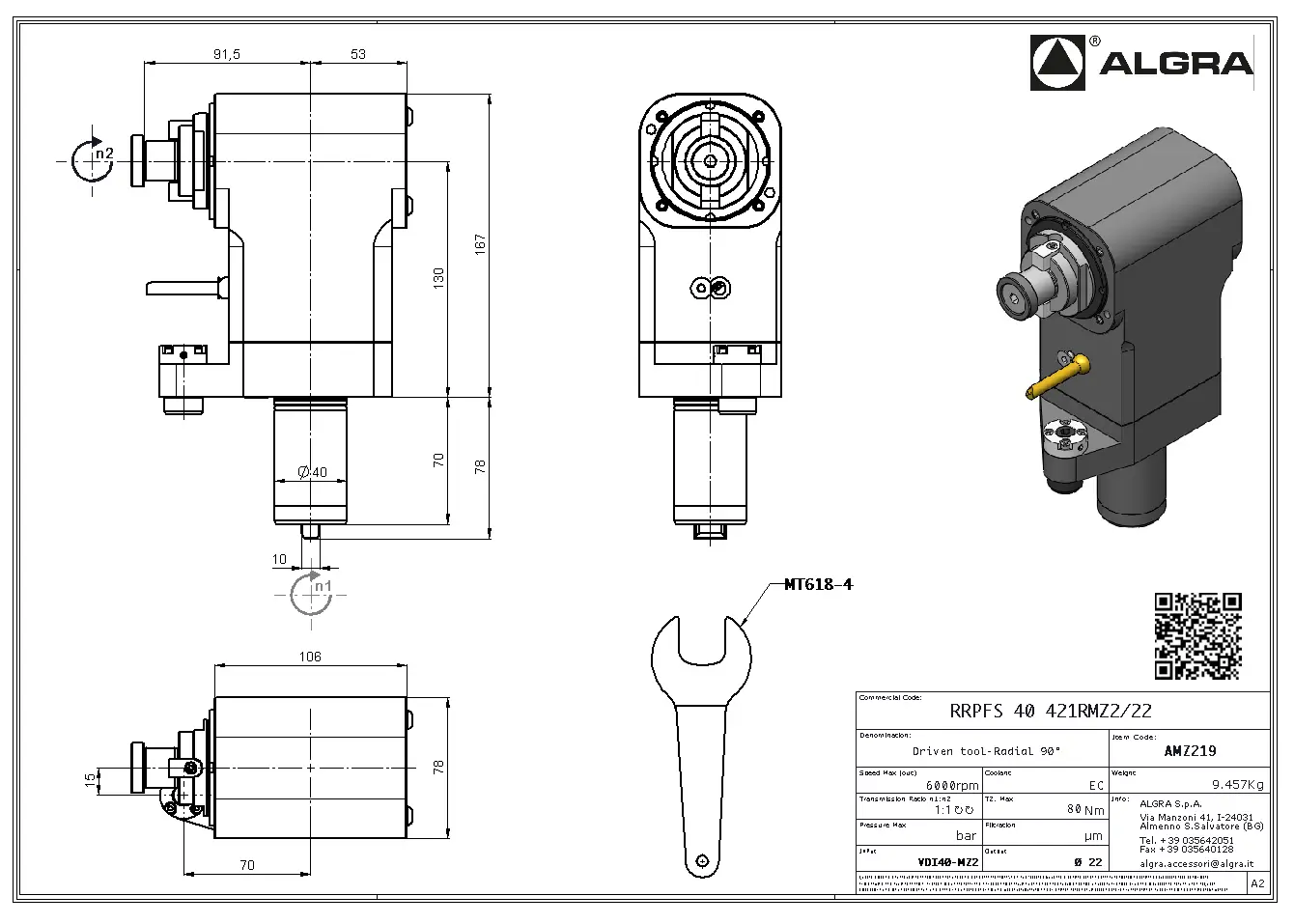 Produktfoto 1 von RRPFS 40 421RMZ2/22