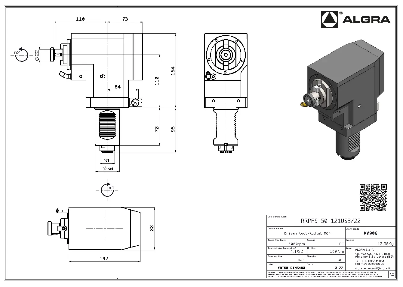 Produktfoto 1 von RRPFS 50 121US3/22