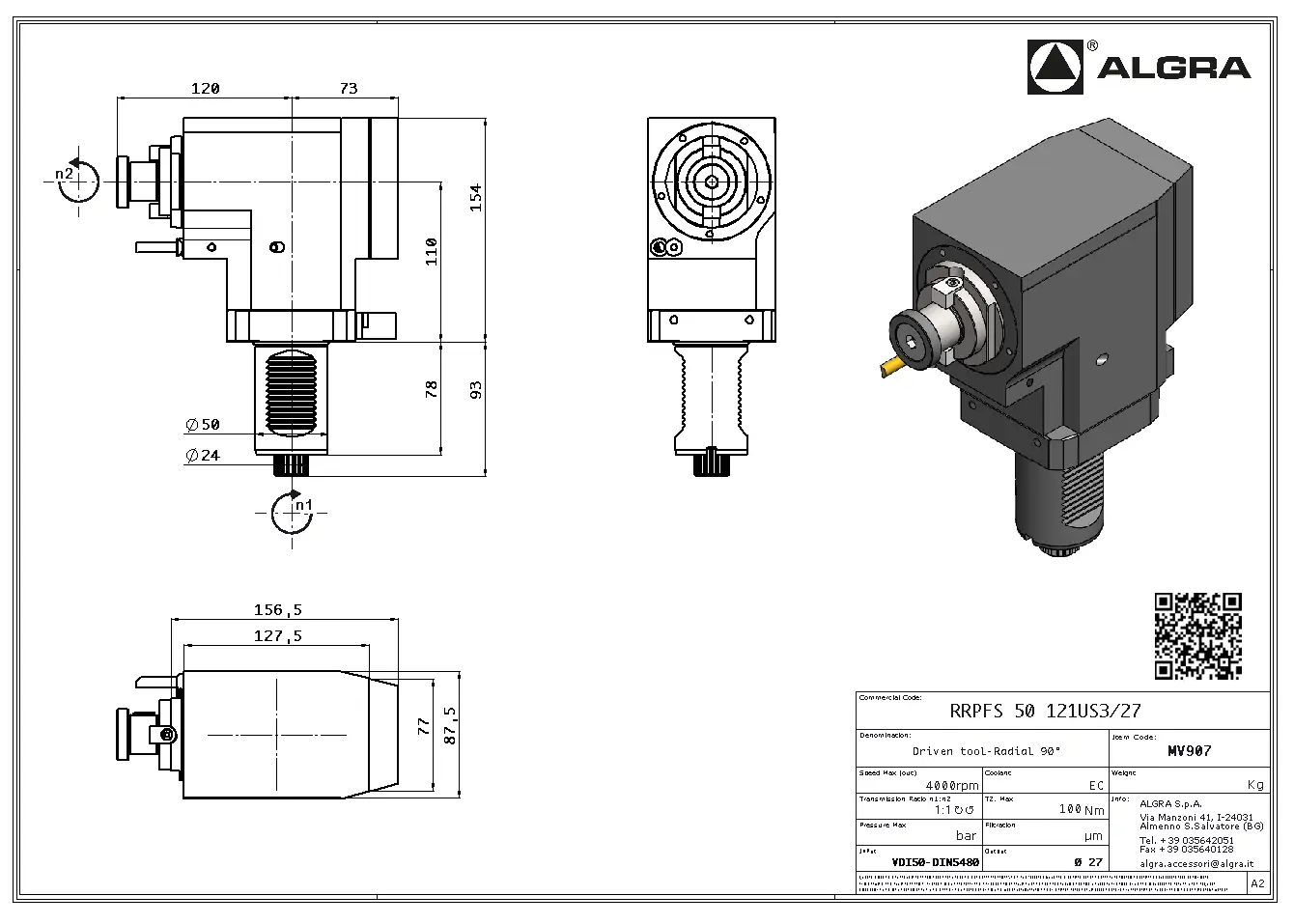 Produktfoto 1 von RRPFS 50 121US3/27