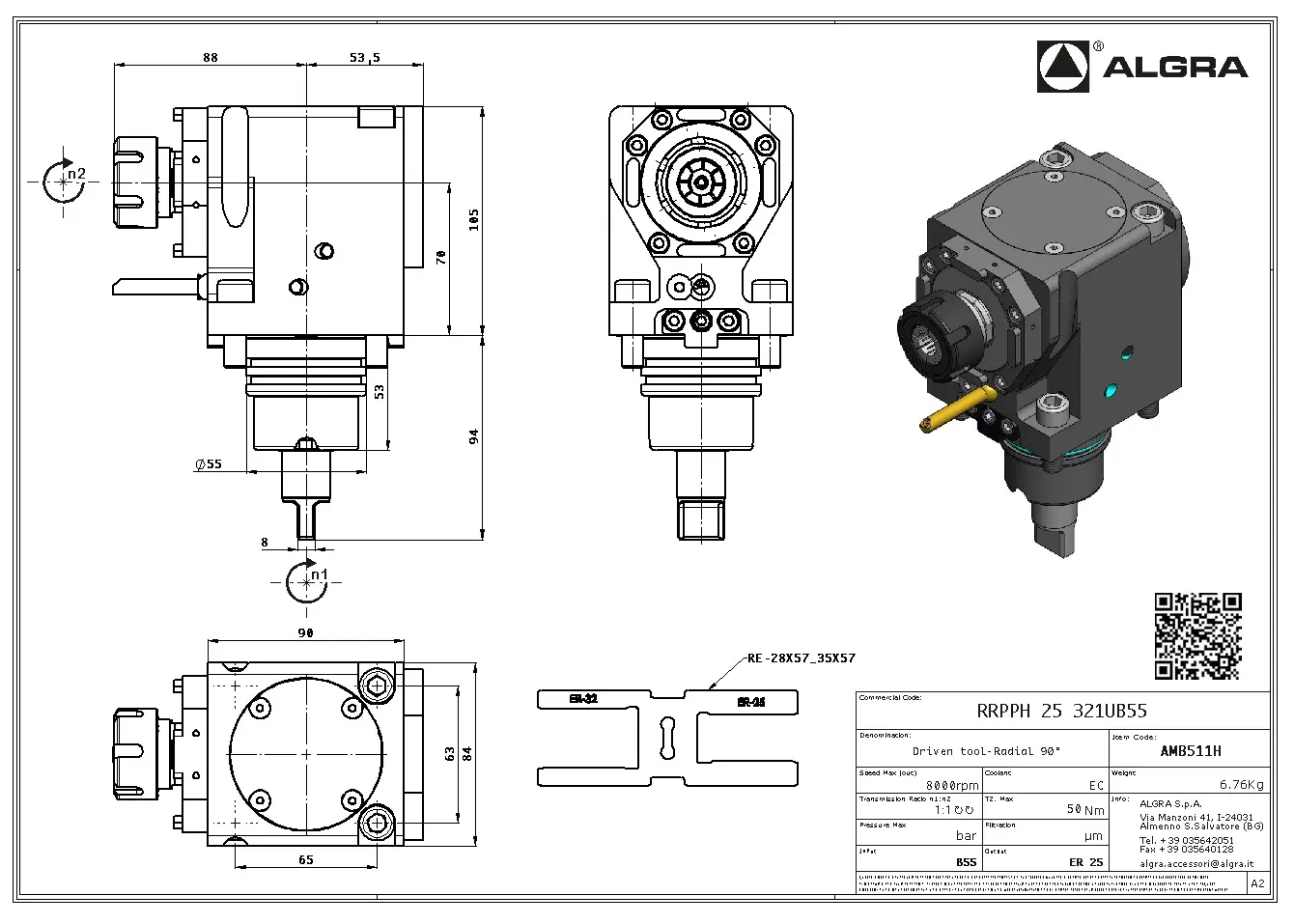 Produktfoto 1 von RRPPH 25 321UB55