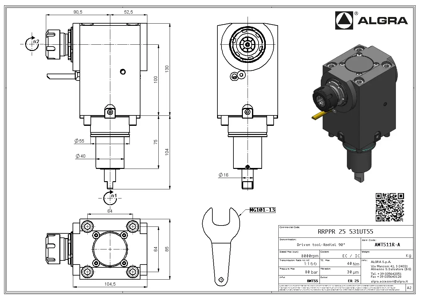 Produktfoto 1 von RRPPR 25 531UT55