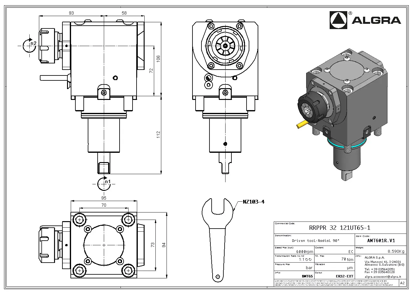 Produktfoto 1 von RRPPR 32 121UT65-1