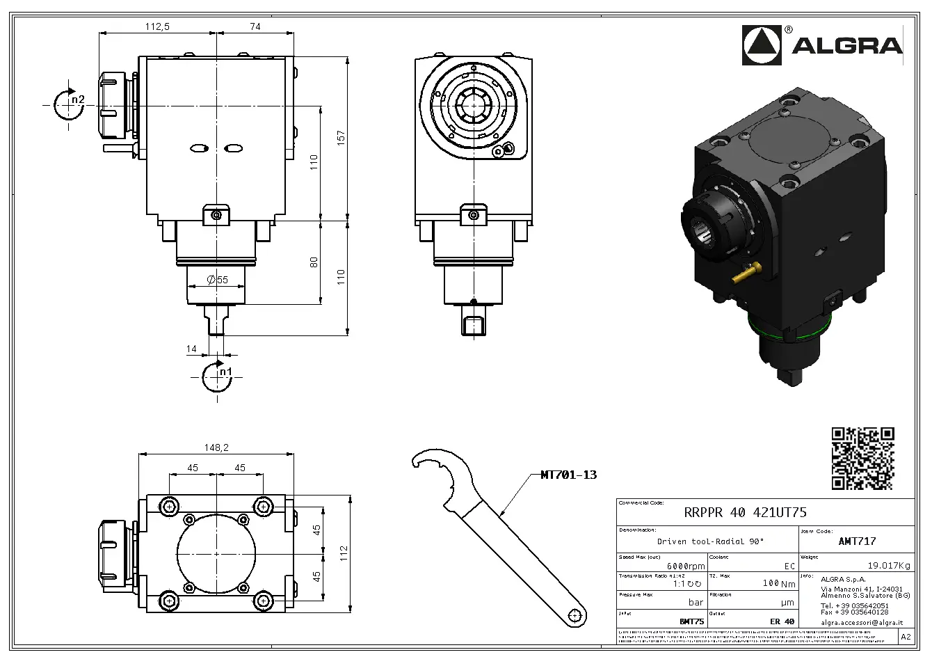 Produktfoto 1 von RRPPR 40 421UT75