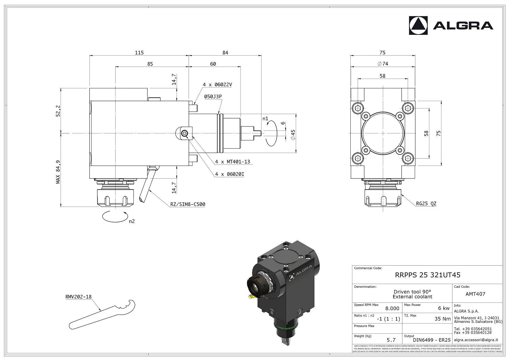 Produktfoto 1 von RRPPS 25 321UT45