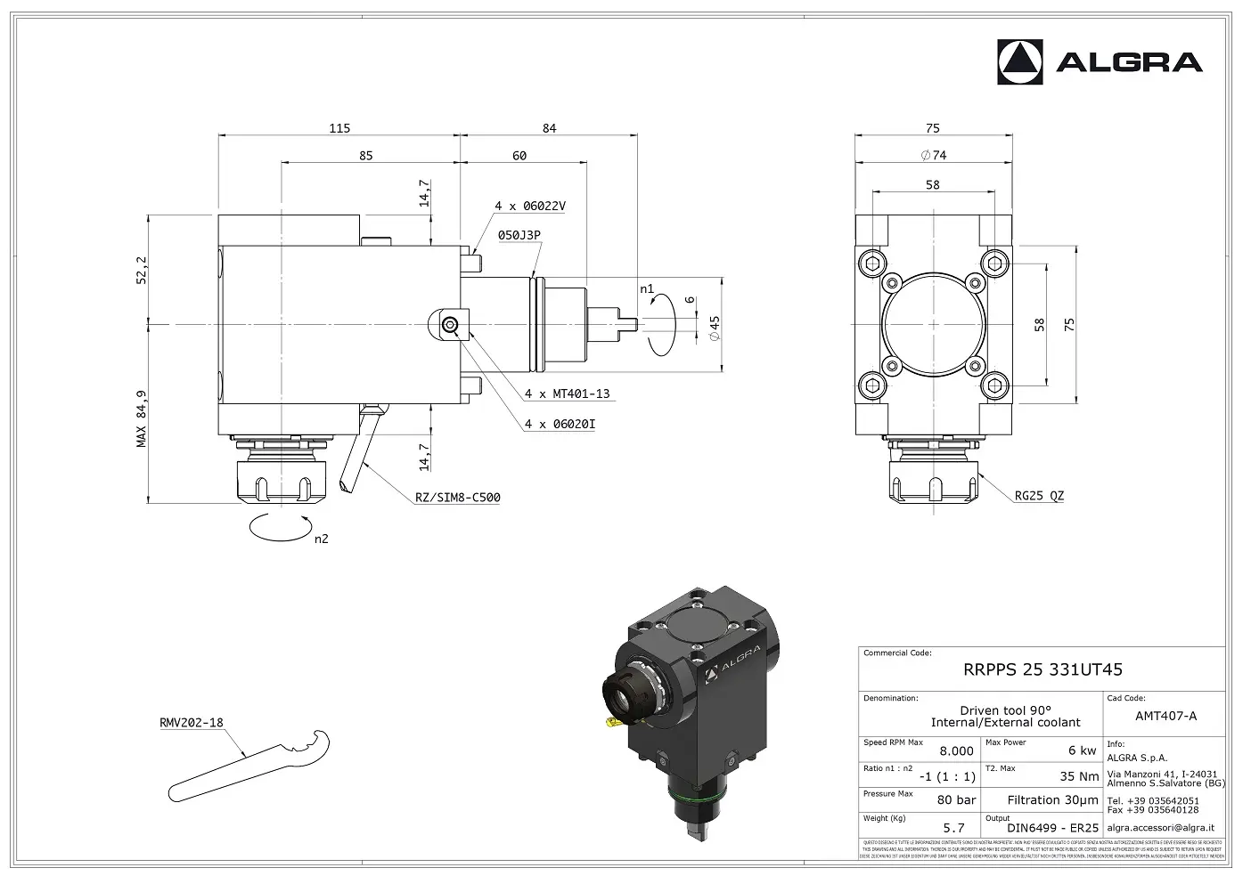 Produktfoto 1 von RRPPS 25 331UT45
