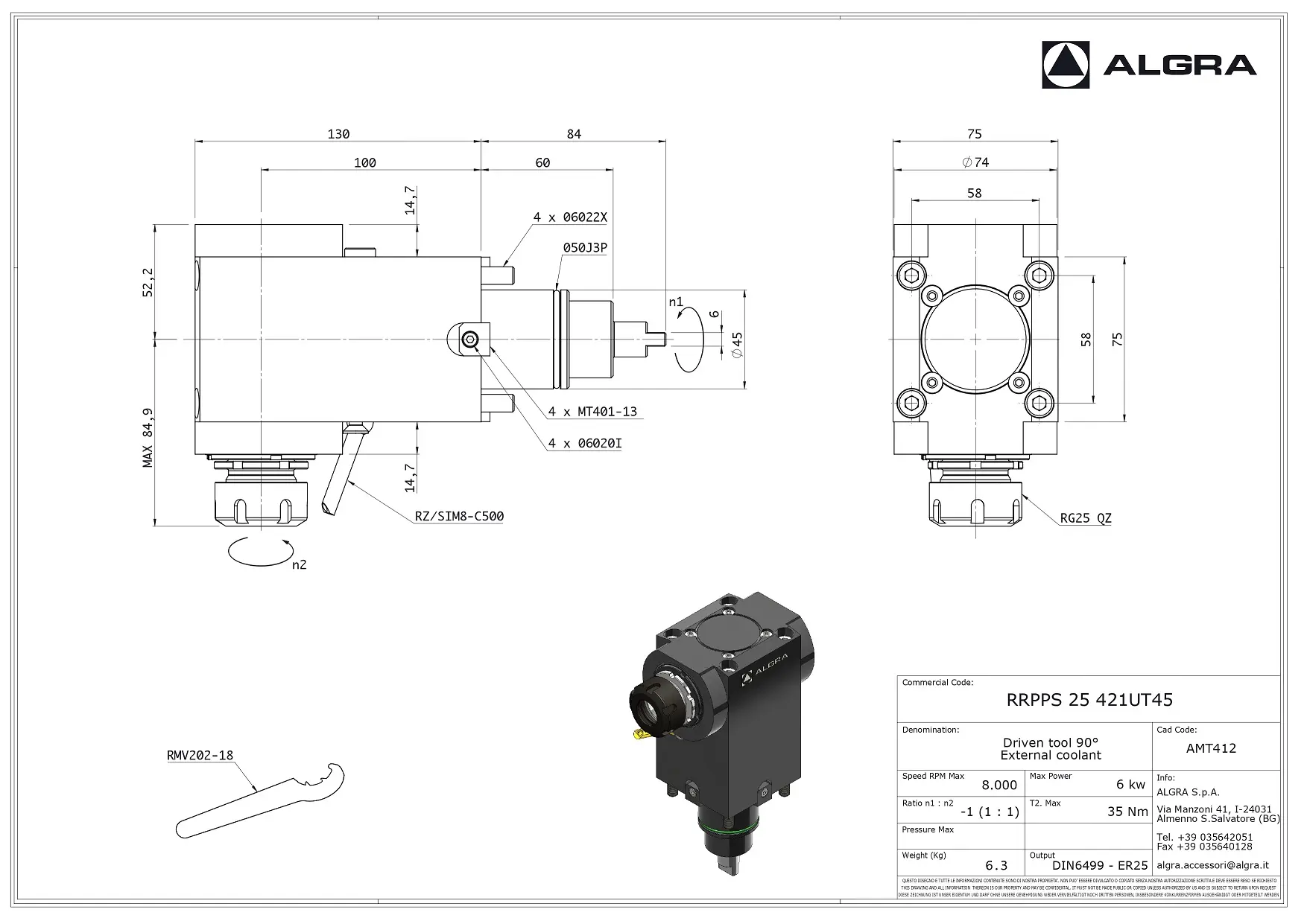 Produktfoto 1 von RRPPS 25 421UT45