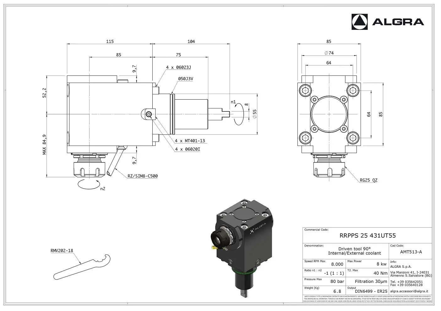 Produktfoto 1 von RRPPS 25 431UT55